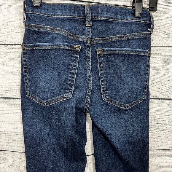 Free People Distressed Denim Jeans, Size 24 - Picture 5 of 6